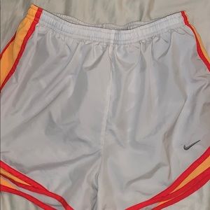 White running shorts